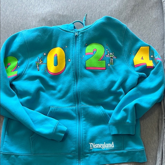 Disney Other - 2024 Disney Blue Sweatshirt with Colorful Graphics